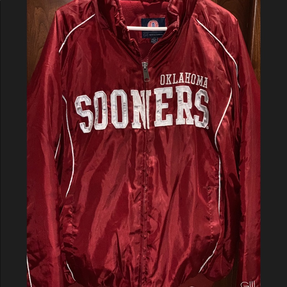 Sooner fans-men’s winter coat - awesome condition